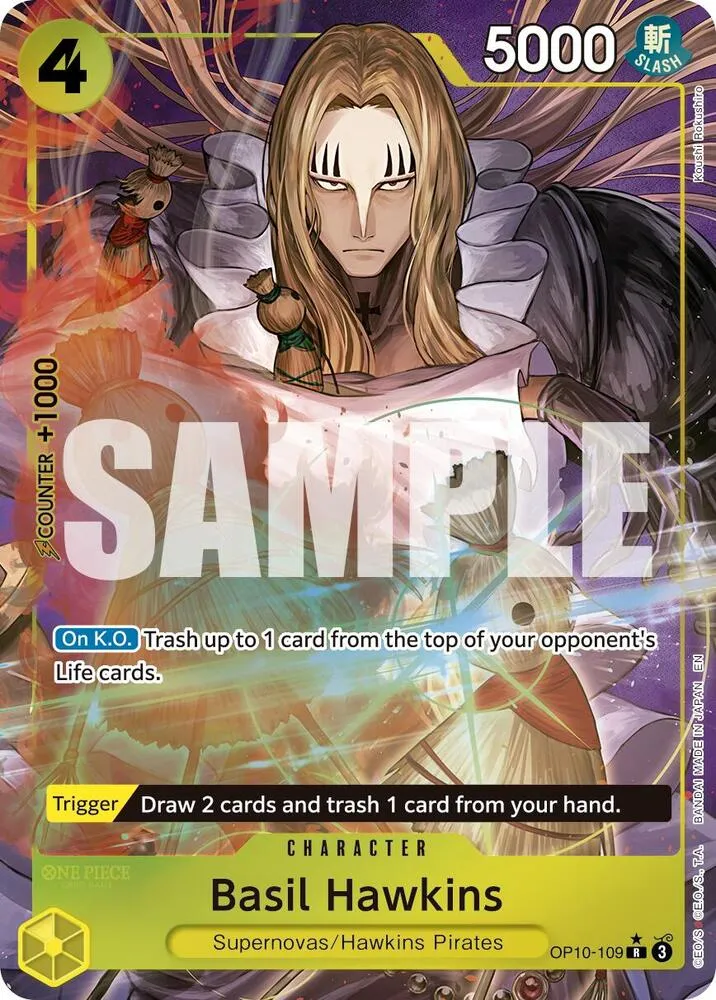 Basil Hawkins (OP10-109) — Premium Booster -The Best- Vol. 2 — One Piece Card Game