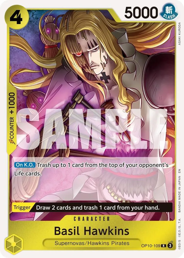 Basil Hawkins (OP10-109) — Premium Booster -The Best- Vol. 2 — One Piece Card Game