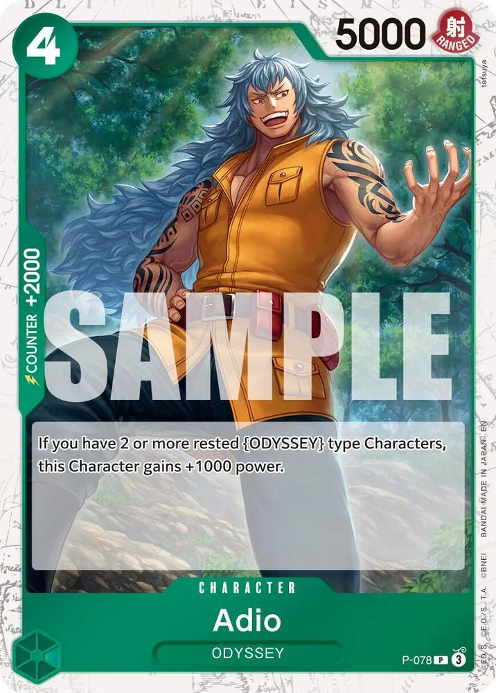 Adio (Pirate Foil) — Premium Booster -The Best- Vol. 2 — One Piece Card Game