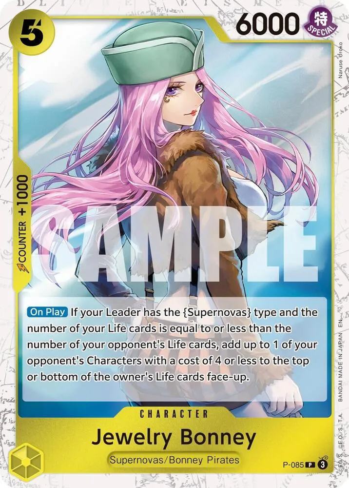 Jewelry Bonney - P-085 (Pirate Foil) — Premium Booster -The Best- Vol. 2 — One Piece Card Game