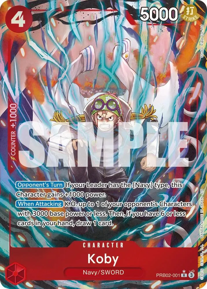 Koby (PRB02-001) — Premium Booster -The Best- Vol. 2 — One Piece Card Game