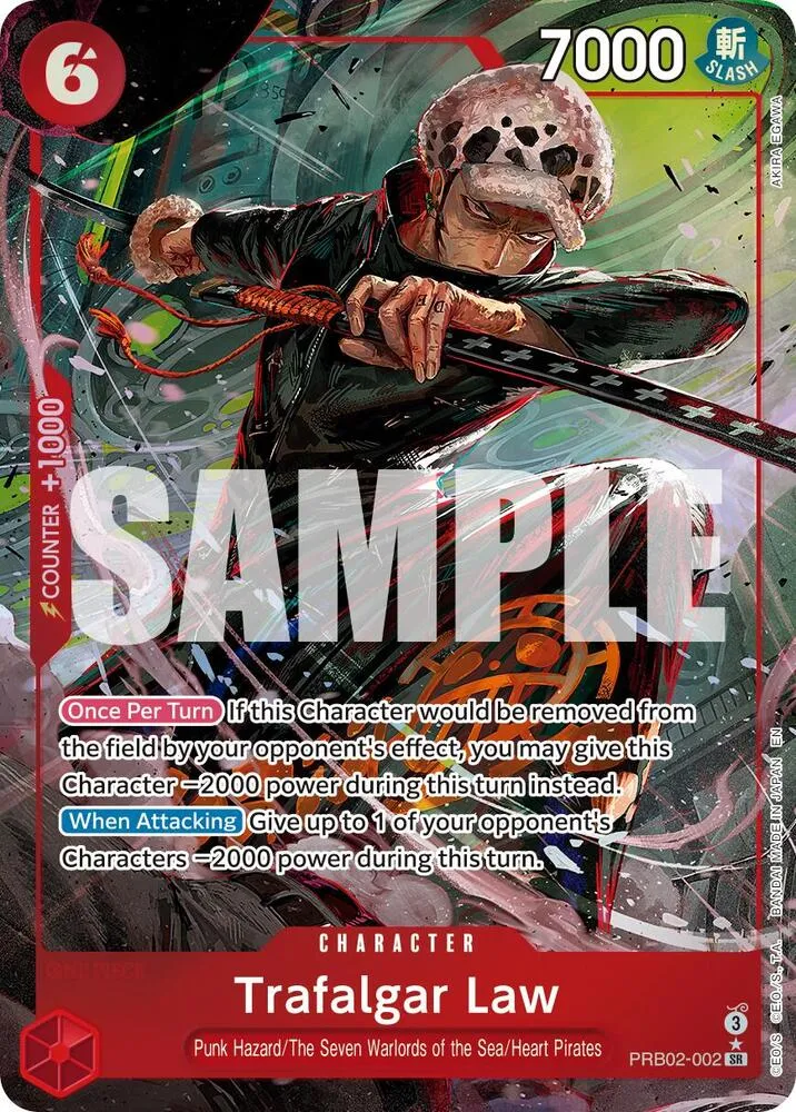 Trafalgar Law - PRB02-002 (Alternate Art) — Premium Booster -The Best- Vol. 2 — One Piece Card Game