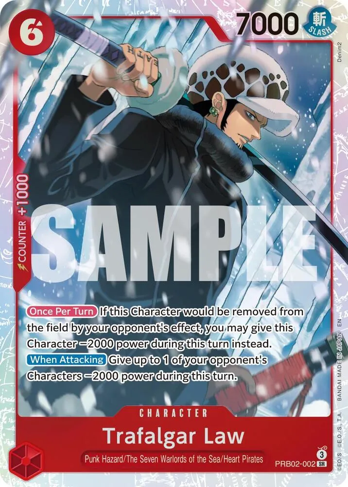 Trafalgar Law - PRB02-002 — Premium Booster -The Best- Vol. 2 — One Piece Card Game
