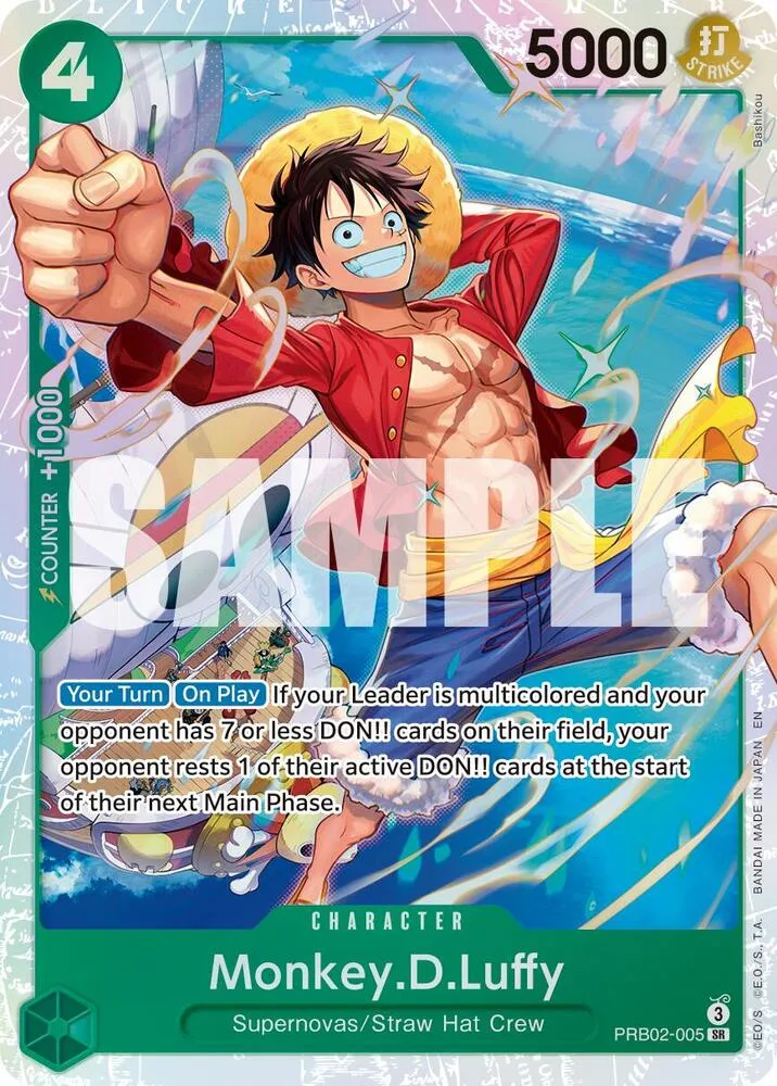 Monkey.D.Luffy - PRB02-005 from Premium Booster -The Best- Vol. 2 - One Piece Card Game
