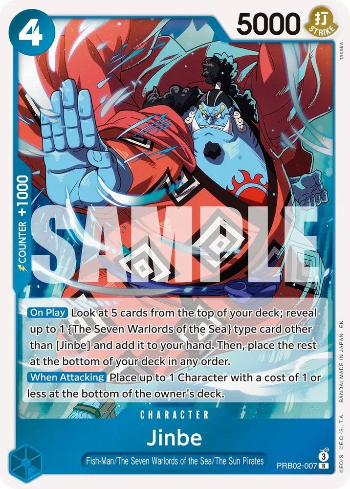 Jinbe (PRB02-007) — Premium Booster -The Best- Vol. 2 — One Piece Card Game