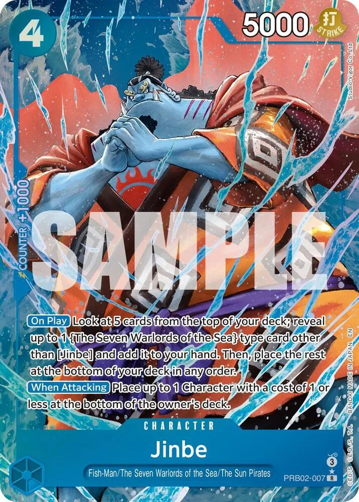 Jinbe (PRB02-007) — Premium Booster -The Best- Vol. 2 — One Piece Card Game