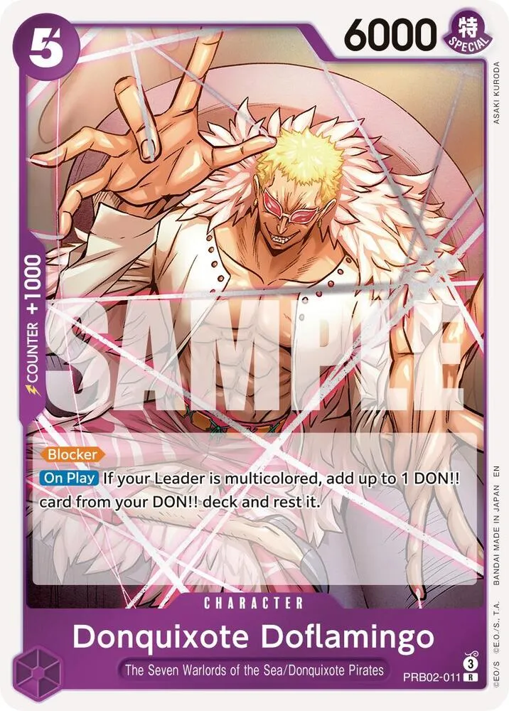 Donquixote Doflamingo (PRB02-011) from Premium Booster -The Best- Vol. 2 - One Piece Card Game