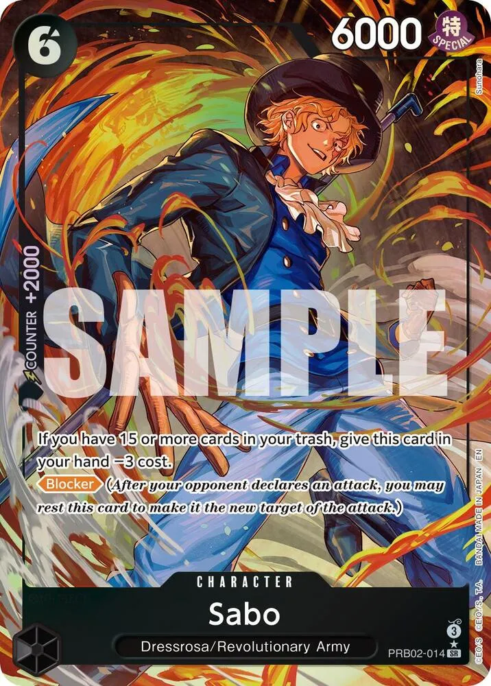 Sabo (PRB02-014) — Premium Booster -The Best- Vol. 2 — One Piece Card Game