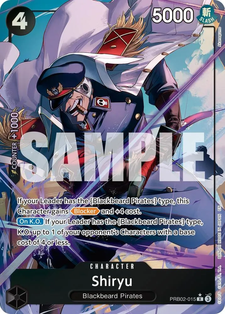 Shiryu (PRB02-015) — Premium Booster -The Best- Vol. 2 — One Piece Card Game