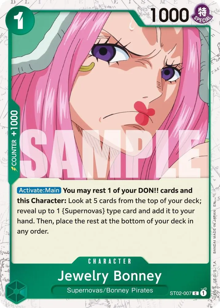 Jewelry Bonney - ST02-007 (Pirate Foil) — Premium Booster -The Best- Vol. 2 — One Piece Card Game