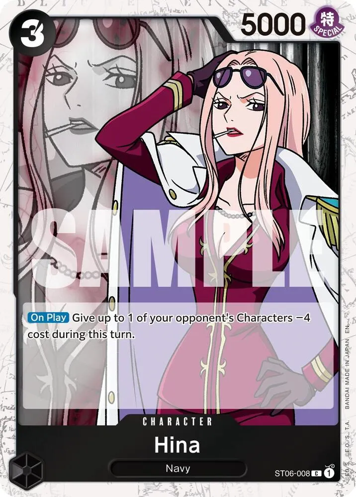 Hina (Pirate Foil) — Premium Booster -The Best- Vol. 2 — One Piece Card Game