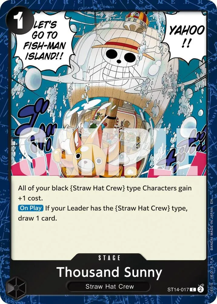 Thousand Sunny (Pirate Foil) — Premium Booster -The Best- Vol. 2 — One Piece Card Game
