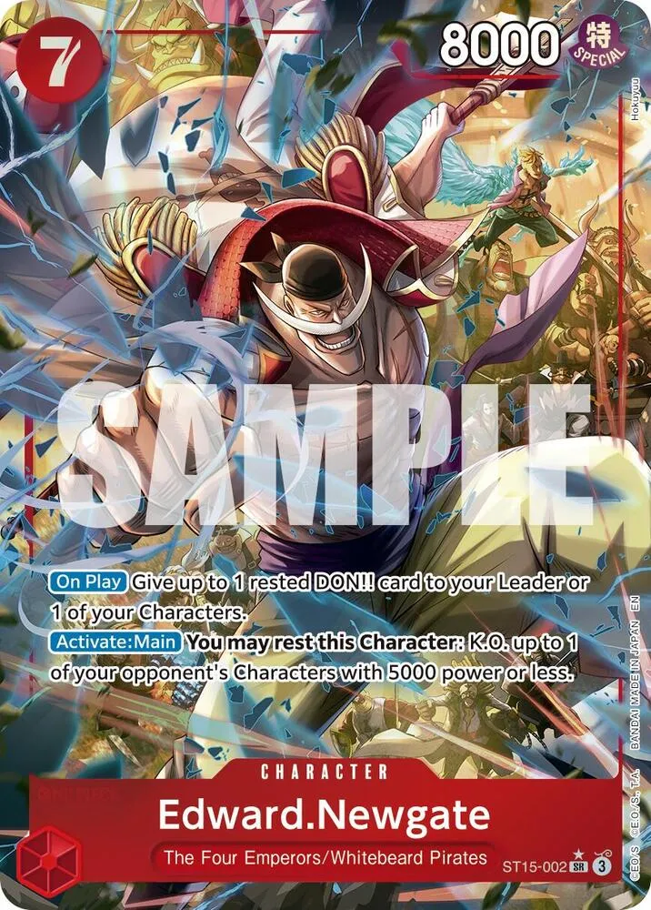 Edward.Newgate (ST15-002) — Premium Booster -The Best- Vol. 2 — One Piece Card Game