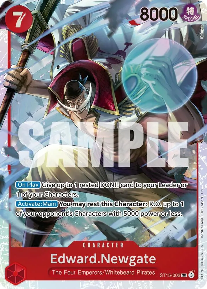 Edward.Newgate (ST15-002) from Premium Booster -The Best- Vol. 2 - One Piece Card Game