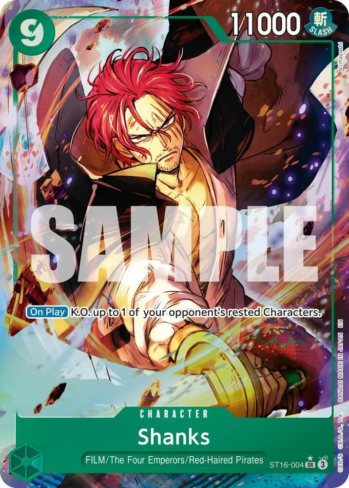 Shanks - ST16-004 (Alternate Art) — Premium Booster -The Best- Vol. 2 — One Piece Card Game