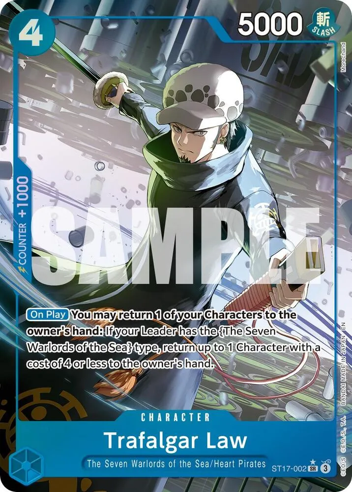 Trafalgar Law - ST17-002 (Alternate Art) — Premium Booster -The Best- Vol. 2 — One Piece Card Game