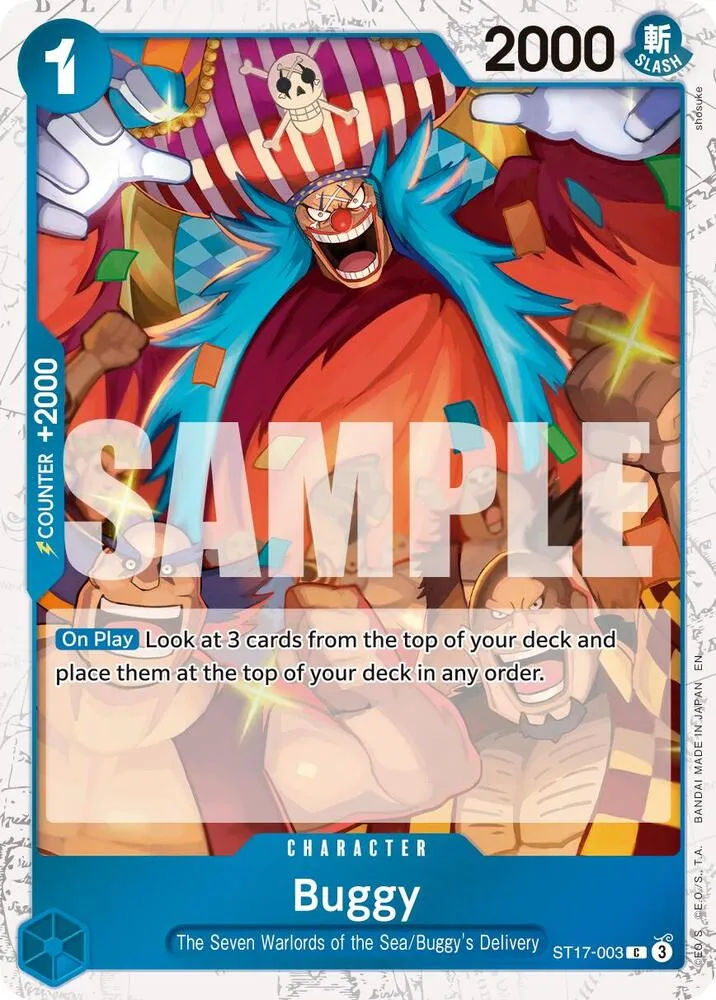 Buggy - ST17-003 (Pirate Foil) — Premium Booster -The Best- Vol. 2 — One Piece Card Game