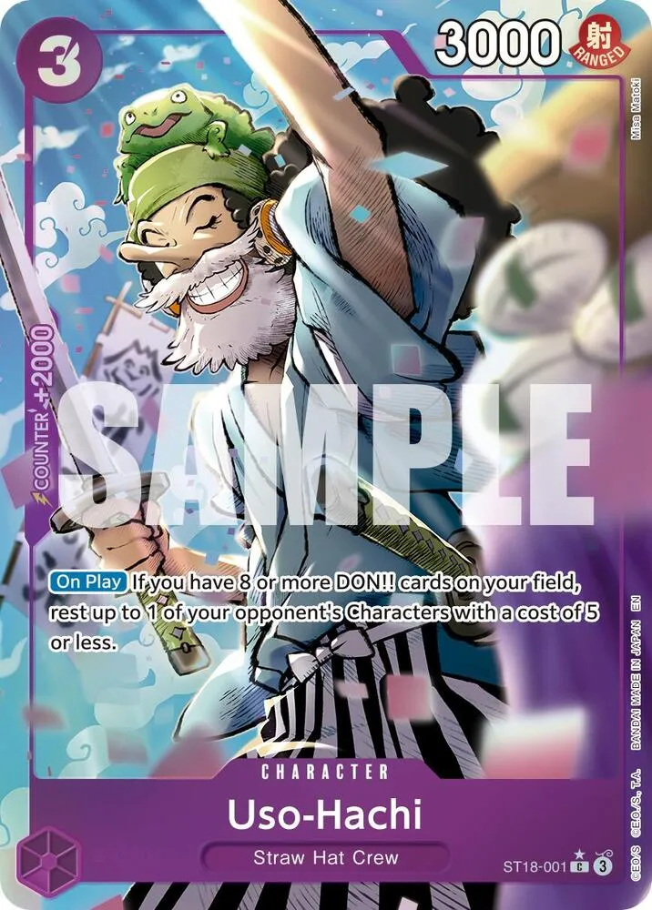 Uso-Hachi (ST18-001) — Premium Booster -The Best- Vol. 2 — One Piece Card Game