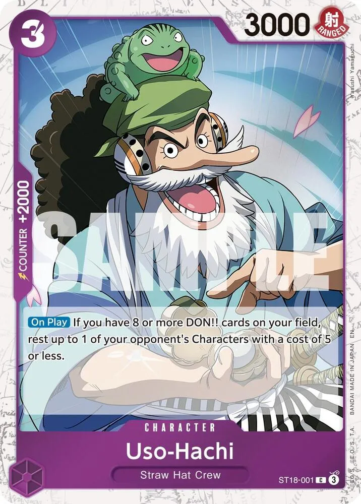 Uso-Hachi (Pirate Foil) — Premium Booster -The Best- Vol. 2 — One Piece Card Game