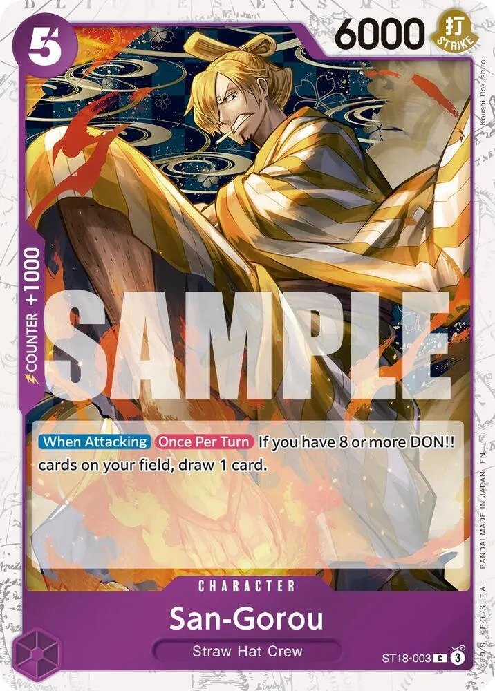 San-Gorou (Pirate Foil) — Premium Booster -The Best- Vol. 2 — One Piece Card Game