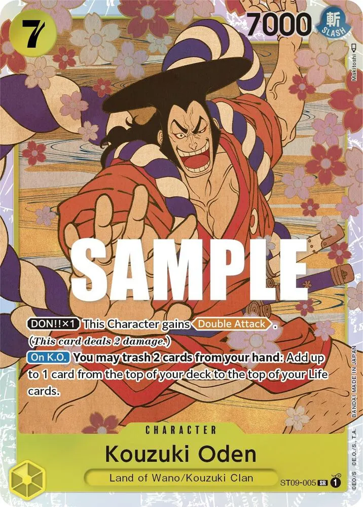 Kouzuki Oden — ST-09: Starter Deck 9 Yamato — One Piece Card Game