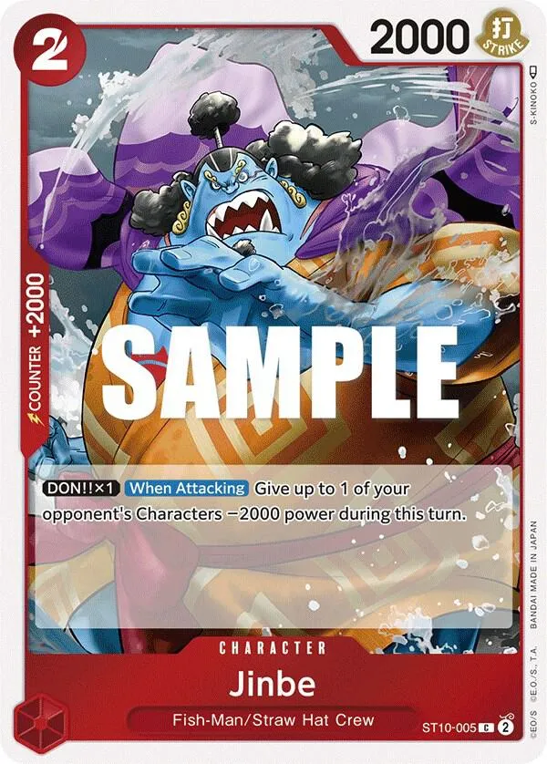 Jinbe — ST-10: Ultra Deck The Three Captains — One Piece Card Game