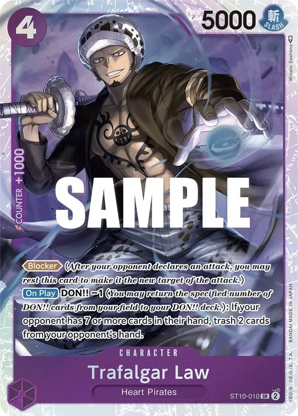 Trafalgar Law (010) — ST-10: Ultra Deck The Three Captains — One Piece Card Game