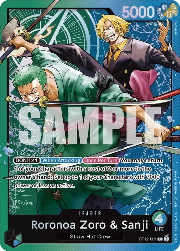Roronoa Zoro & Sanji — ST-12: Starter Deck 12 Zoro and Sanji — One Piece Card Game