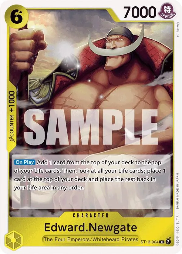 Edward.Newgate — Ultra Deck: The Three Brothers — One Piece Card Game