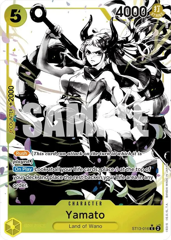Yamato (Parallel) — ST-13: Ultra Deck The Three Brothers — One Piece Card Game
