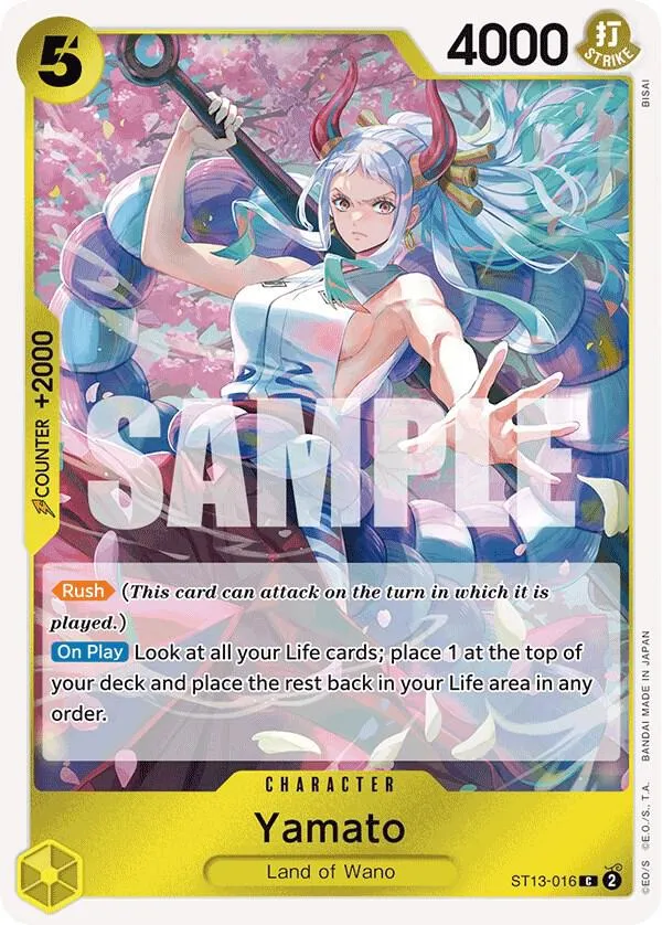 Yamato (ST13-016) from ST-13: Ultra Deck The Three Brothers - One Piece Card Game