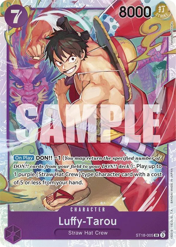 Luffy-Tarou — ST-18: Starter Deck 18 PURPLE Monkey.D.Luffy — One Piece Card Game