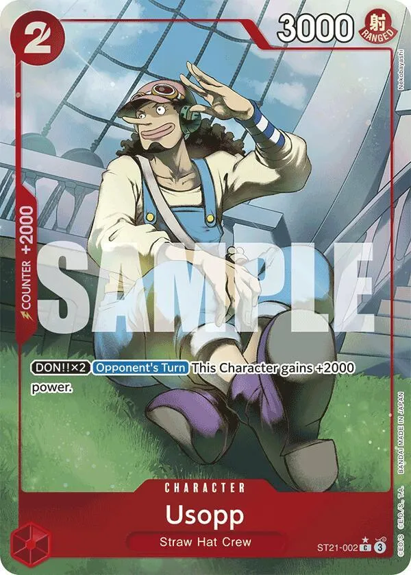 Usopp (ST21-002) — ST-21: Starter Deck 21 EX Gear 5 — One Piece Card Game