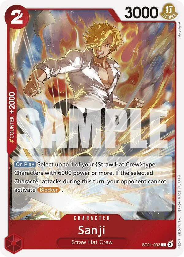Sanji — Starter Deck EX: Gear 5 — One Piece Card Game