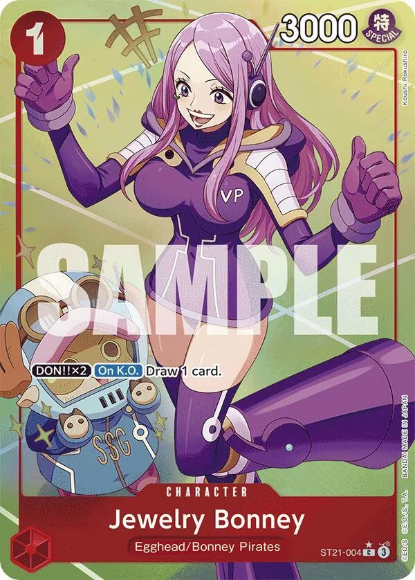 Jewelry Bonney (Parallel) — ST-21: Starter Deck 21 EX Gear 5 — One Piece Card Game