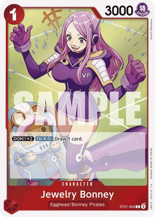 Jewelry Bonney — ST-21: Starter Deck 21 EX Gear 5 — One Piece Card Game