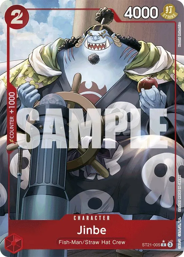 Jinbe (Parallel) — ST-21: Starter Deck 21 EX Gear 5 — One Piece Card Game