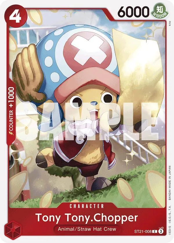 Tony Tony.Chopper — ST-21: Starter Deck 21 EX Gear 5 — One Piece Card Game