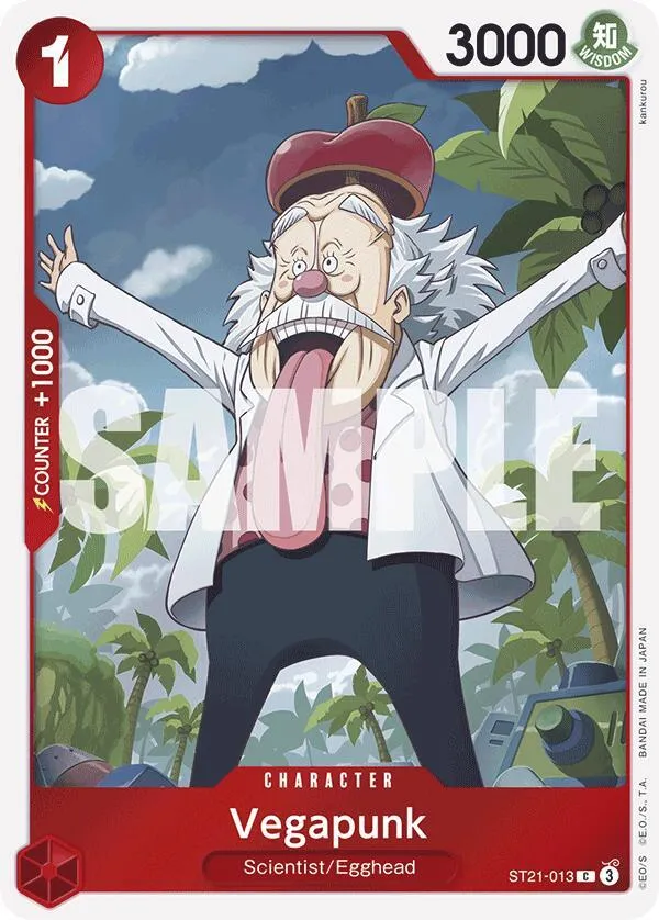 Vegapunk — ST-21: Starter Deck 21 EX Gear 5 — One Piece Card Game