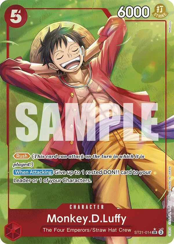 Monkey.D.Luffy (014) (Parallel) — ST-21: Starter Deck 21 EX Gear 5 — One Piece Card Game