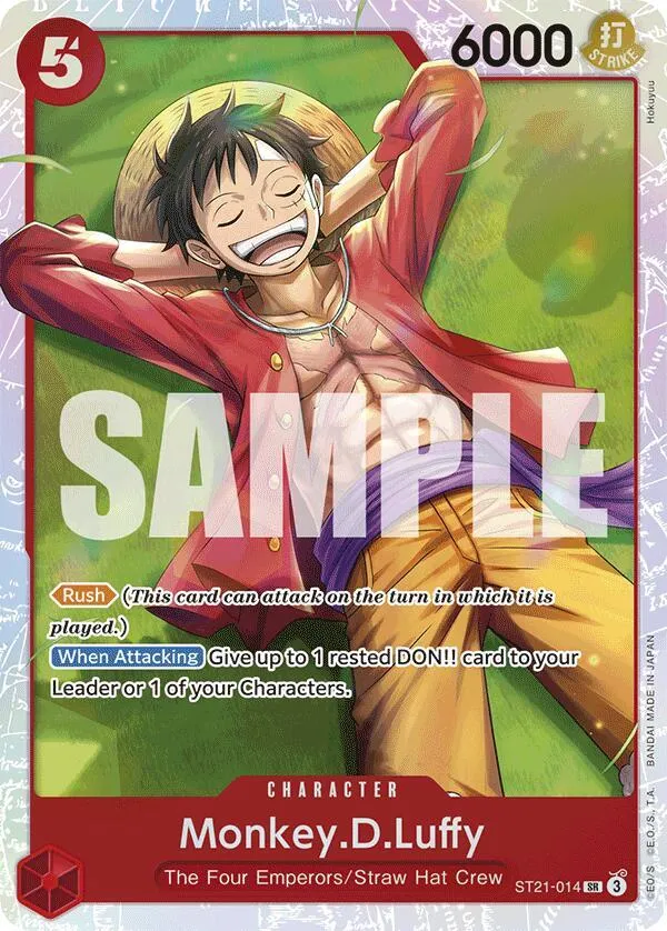 Monkey.D.Luffy (014) — ST-21: Starter Deck 21 EX Gear 5 — One Piece Card Game