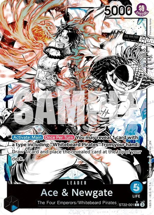 Ace & Newgate (Parallel) — ST-22: Starter Deck 22 Ace & Newgate — One Piece Card Game