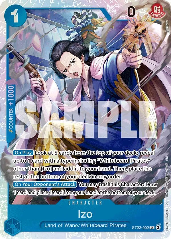 Izo — ST-22: Starter Deck 22 Ace & Newgate — One Piece Card Game