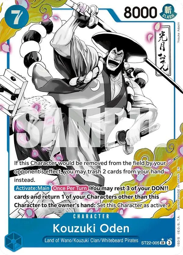Kouzuki Oden (Parallel) — ST-22: Starter Deck 22 Ace & Newgate — One Piece Card Game