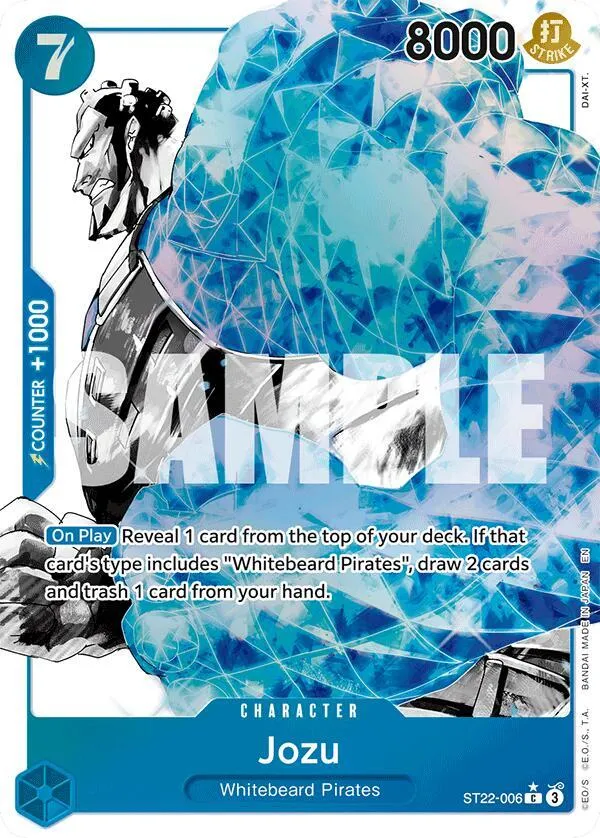 Jozu (ST22-006) — ST-22: Starter Deck 22 Ace & Newgate — One Piece Card Game