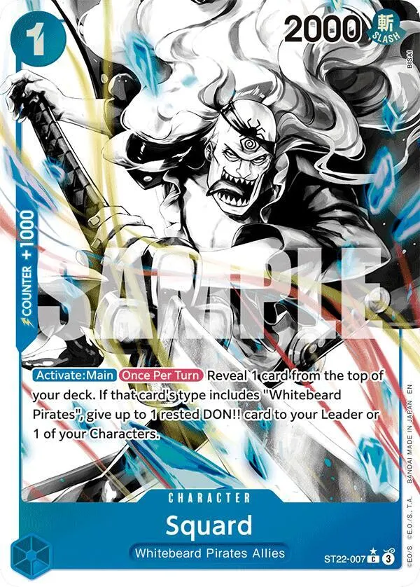 Squard (ST22-007) — ST-22: Starter Deck 22 Ace & Newgate — One Piece Card Game