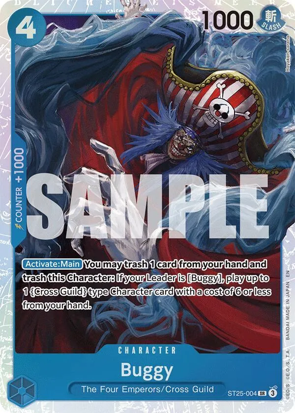 Buggy — ST-25: Starter Deck 25 BLUE Buggy — One Piece Card Game
