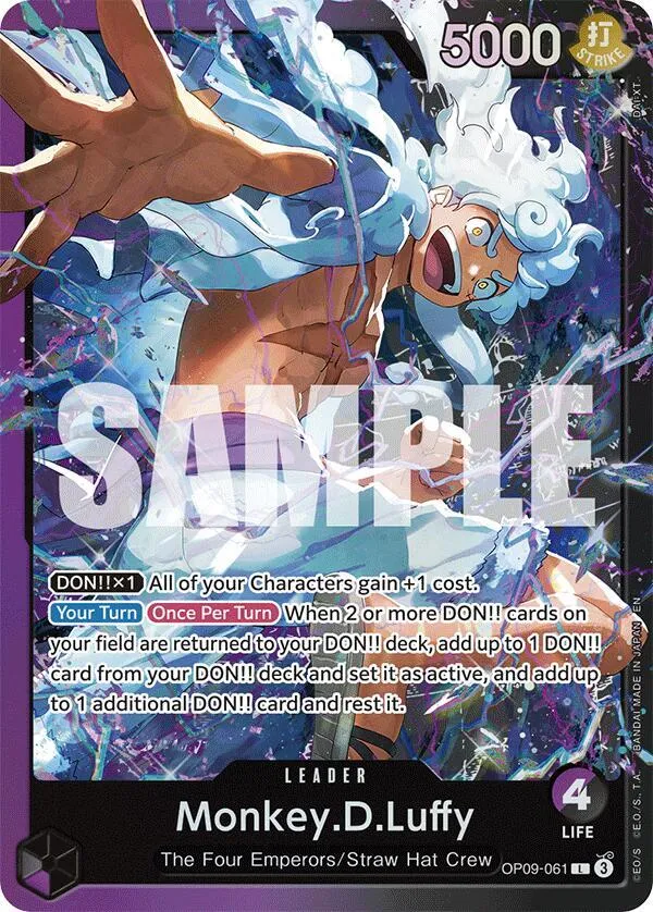 Monkey.D.Luffy (OP09-061) — ST-26: Starter Deck 26 PURPLE/BLACK Monkey.D.Luffy — One Piece Card Game
