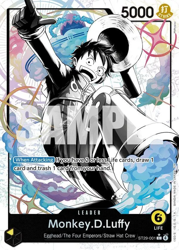 Monkey.D.Luffy (001) (Parallel) — ST-29: Starter Deck 29 Egghead — One Piece Card Game