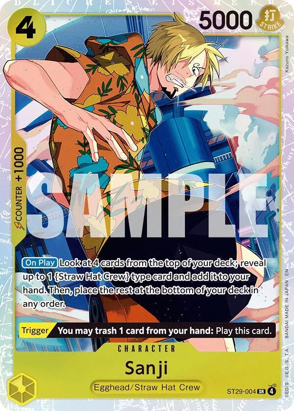 Sanji — ST-29: Starter Deck 29 Egghead — One Piece Card Game